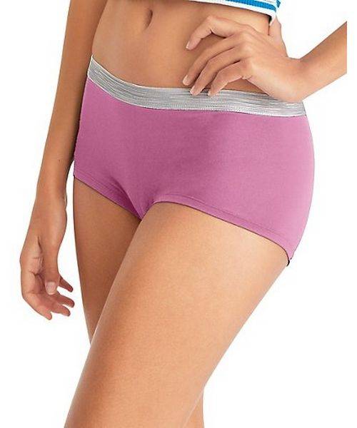 Hanes M649SC Cool Comfort Women's Microfiber Boyshorts