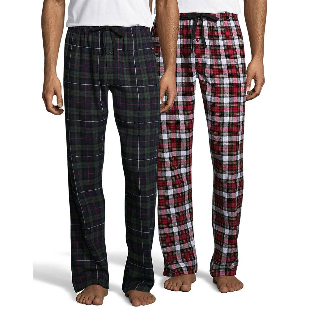 Hanes 02006/2 Men's Flannel Pant, Fabric contain; 100% Cotton