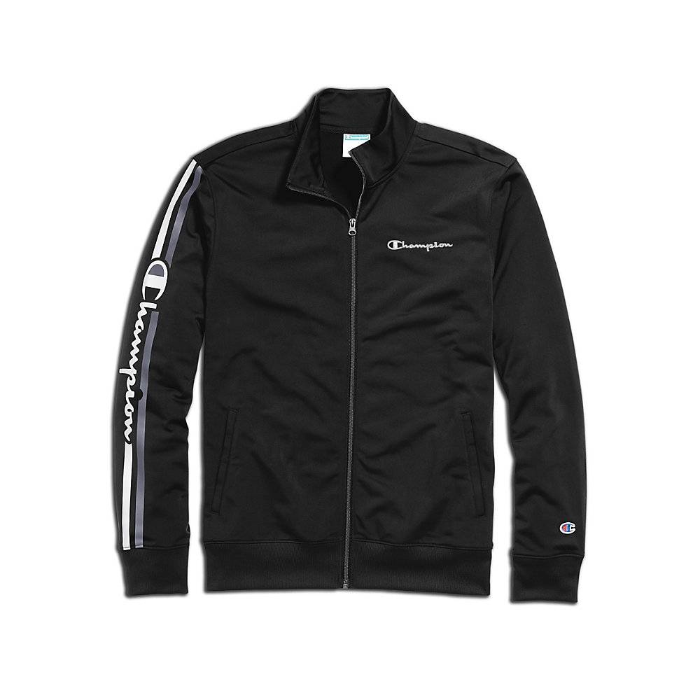 Champion Men's Track Jacket, Vertical Logo V3391 550318 in Bulk Price