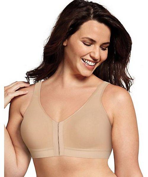 Playtex 18 Hour Cotton Comfort Front & Back Close Bra