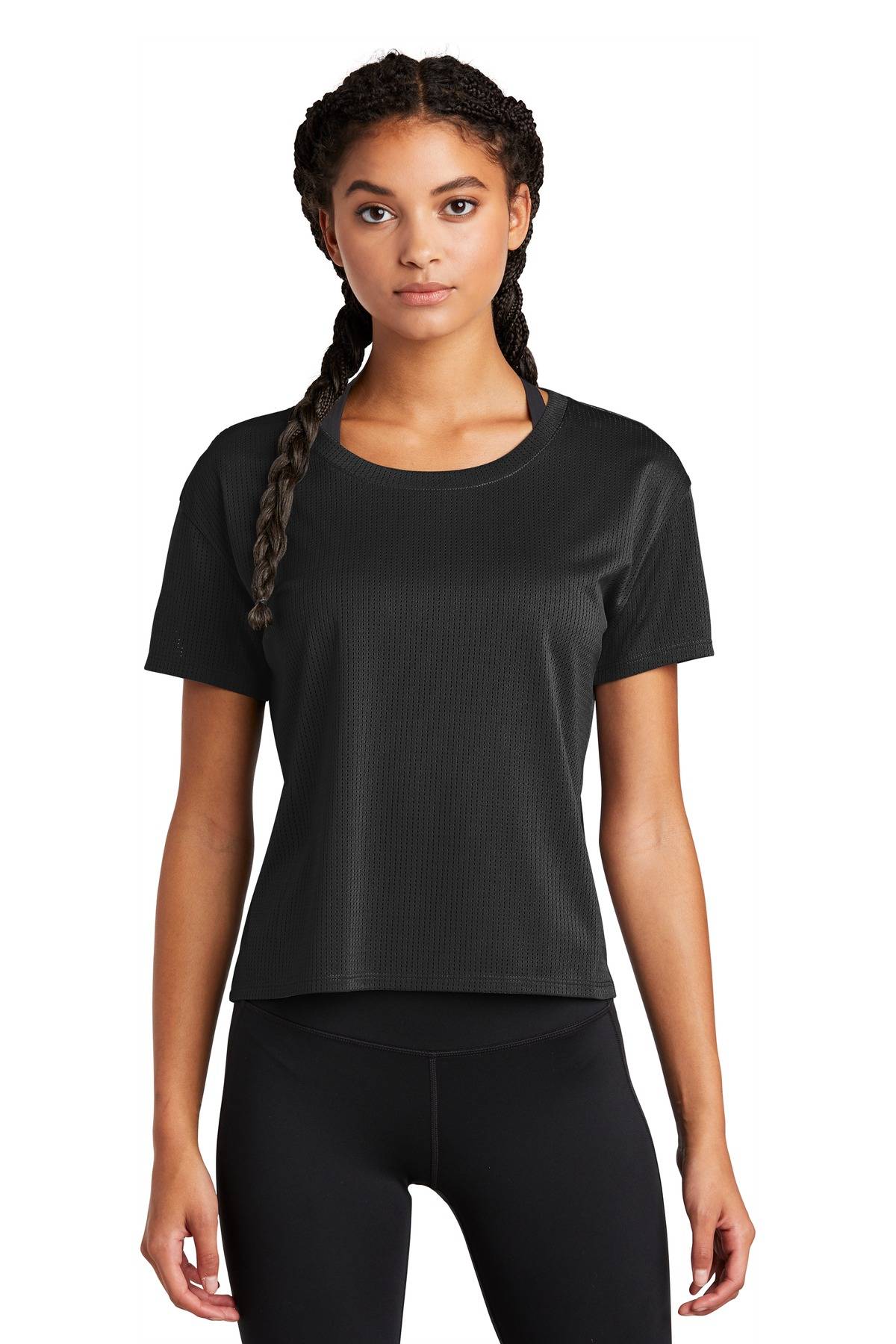 Sport-Tek LST411 Ladies PosiCharge Draft Crop Tee in Bulk Price