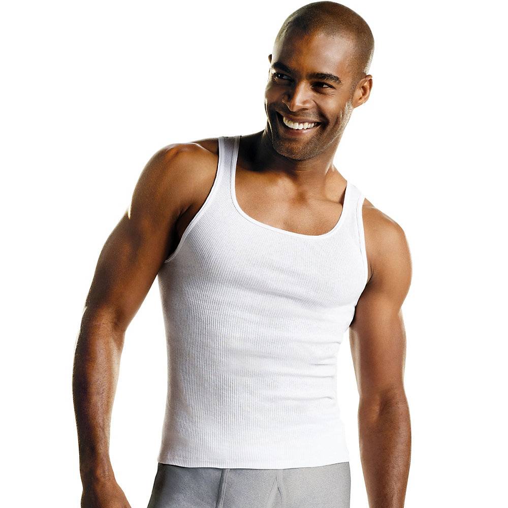 Hanes Men's MRL A-Shirt 10-Pack