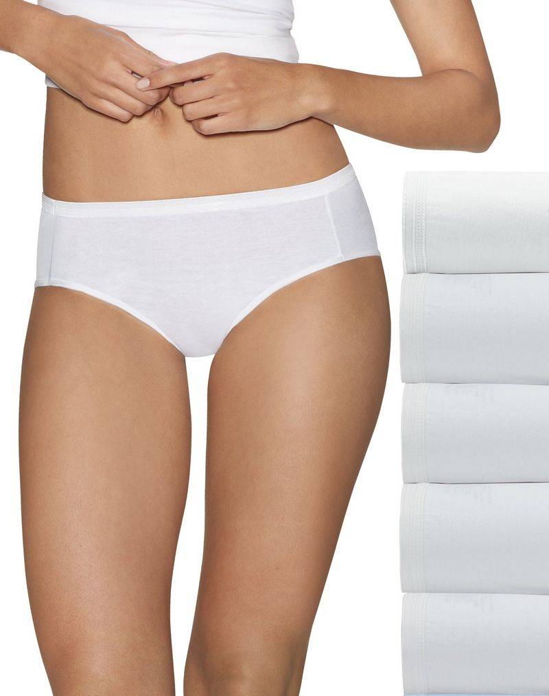 Hanes Ultimate™ Comfort Cotton Women's Hipster Panties 5-Pack