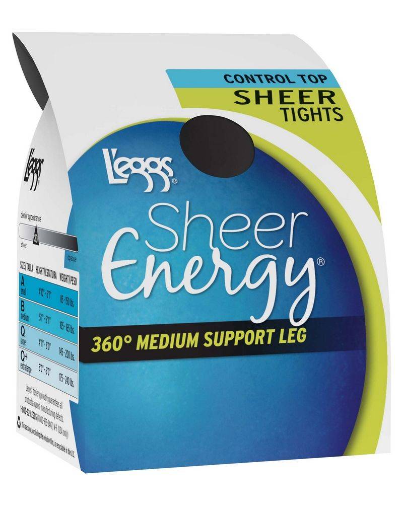 Treat your legs to L'eggs Sheer Energy Sheer Tights.Tights combine bre...