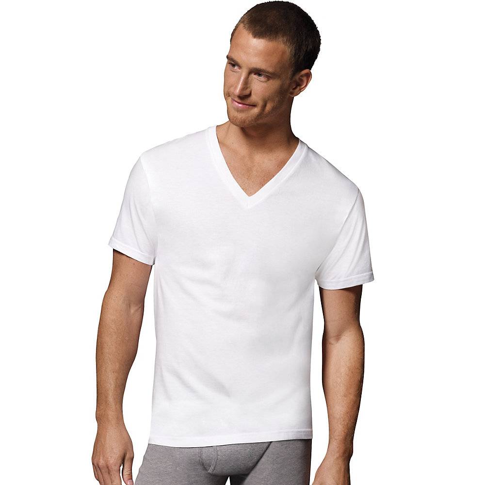 Hanes Fresh IQ Cotton/Modal V-Neck 3-Pack