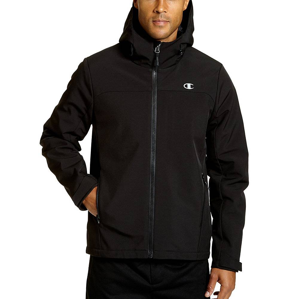 Champion Men's Big Softshell Jacket With Quilted Synthetic Down - CH2022SS