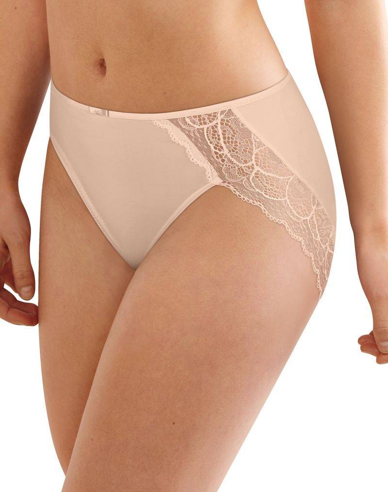 Bali Lace Desire Microfiber Hi-Cut Brief - DFLD62