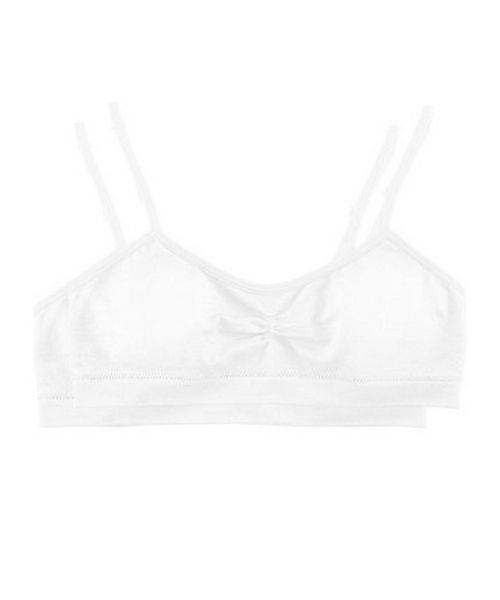 Hanes Girls' Seamless Molded Cup Wirefree Bra 2-Pack