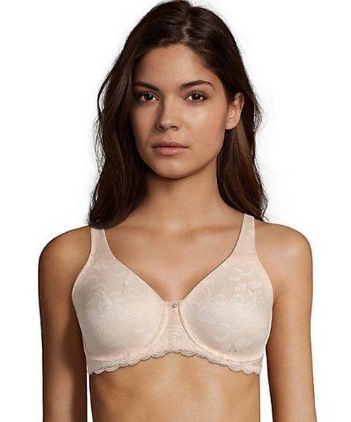 Lilyette by Bali Beautiful Support Lace Minimizer Underwire Bra 977