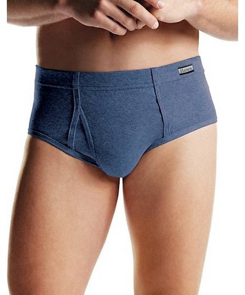 Hanes Style 7820N6 Hanes Men's TAGLESS No Ride Up Briefs with ComfortSoft  Waistband