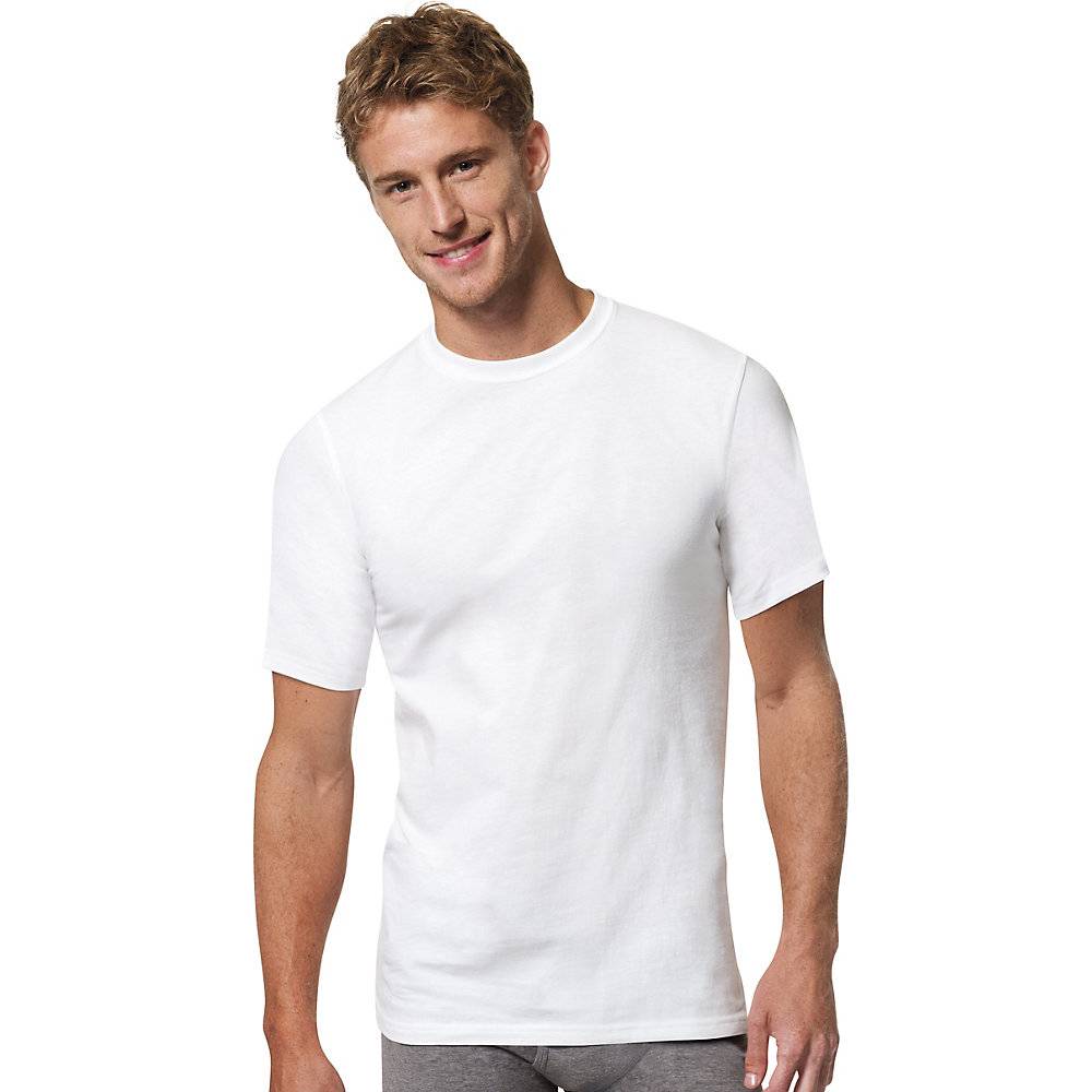 Hanes Style 2535X3 Hanes Men's X-Temp Crewneck White Undershirt