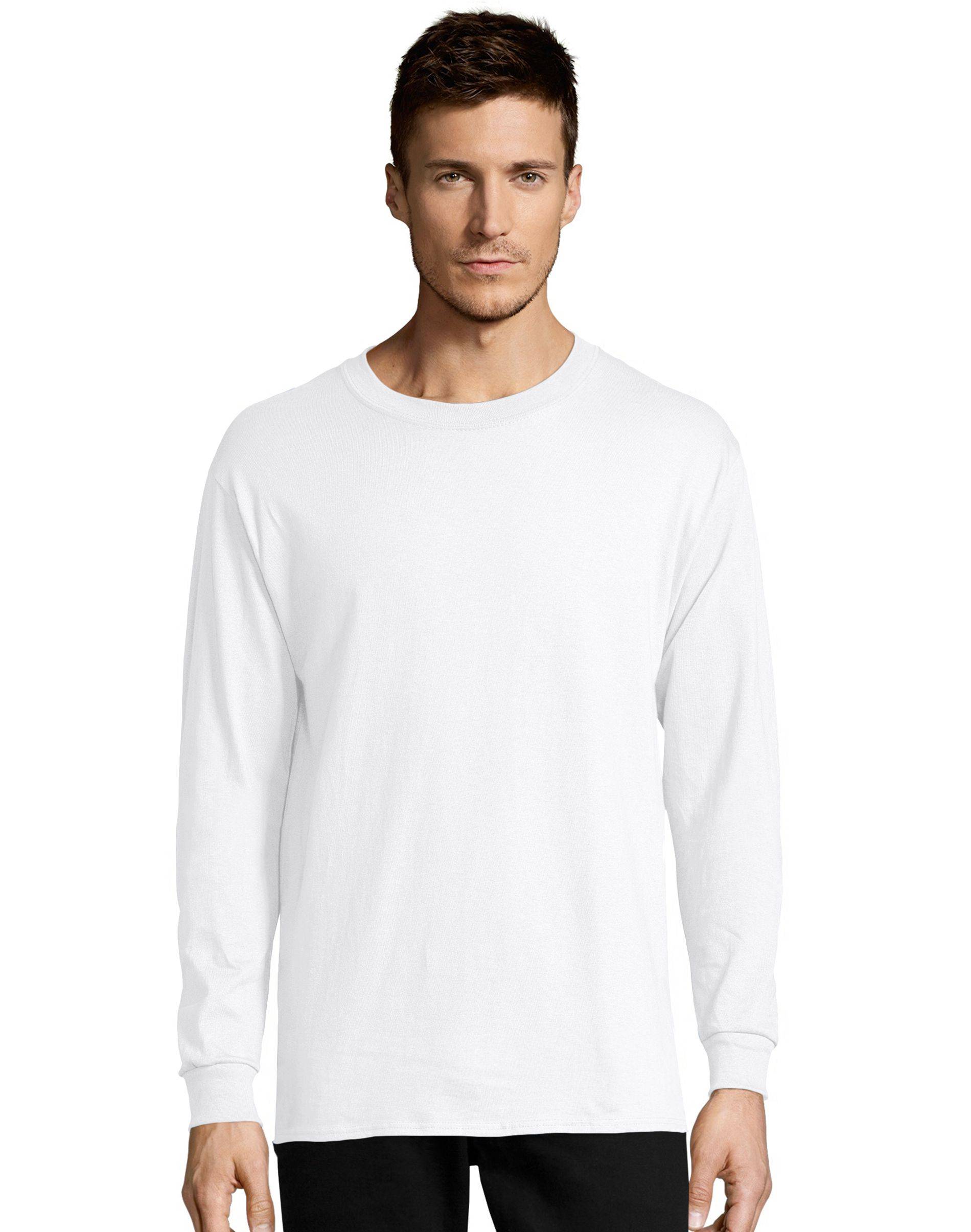 Hanes Men's TAGLESS 5.2 oz. ComfortSoft Long-Sleeve T-Shirt - 5286