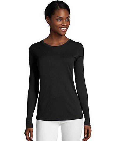 Hanes Sport™ Cool DRI® Women's Performance Long-Sleeve T-Shirt - 09308