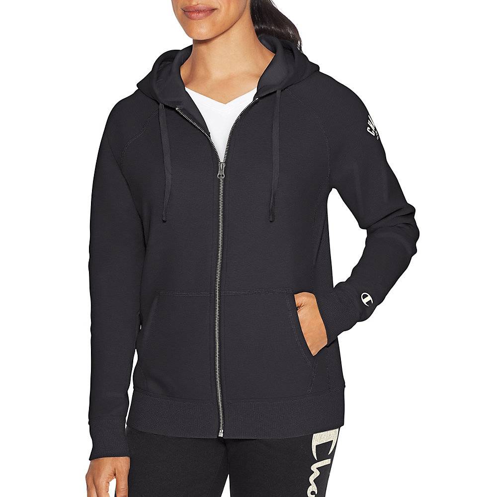 Download Champion Women Heritage Fleece Zip Hood - W9536G