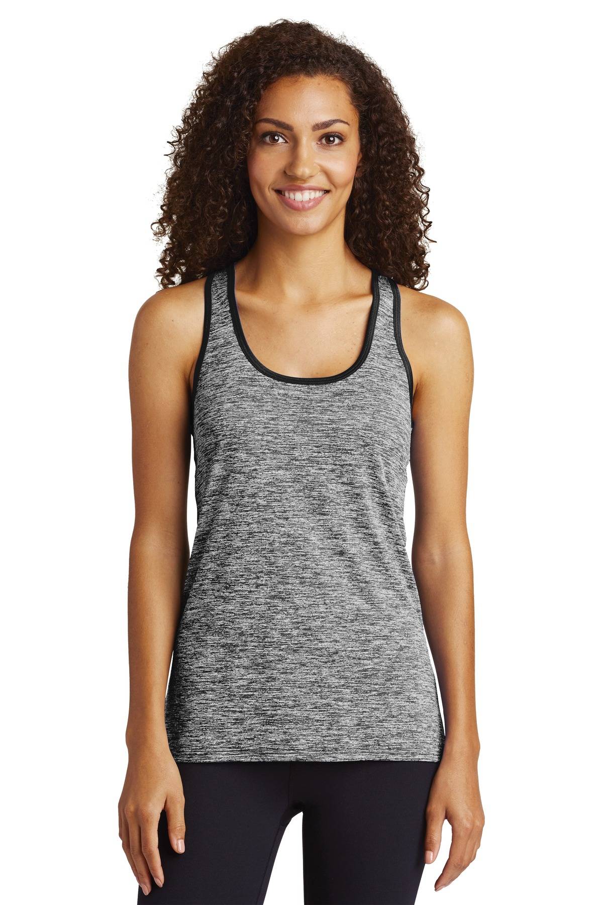 Sport-Tek LST396 Ladies PosiCharge Electric Heather Racerback Tank