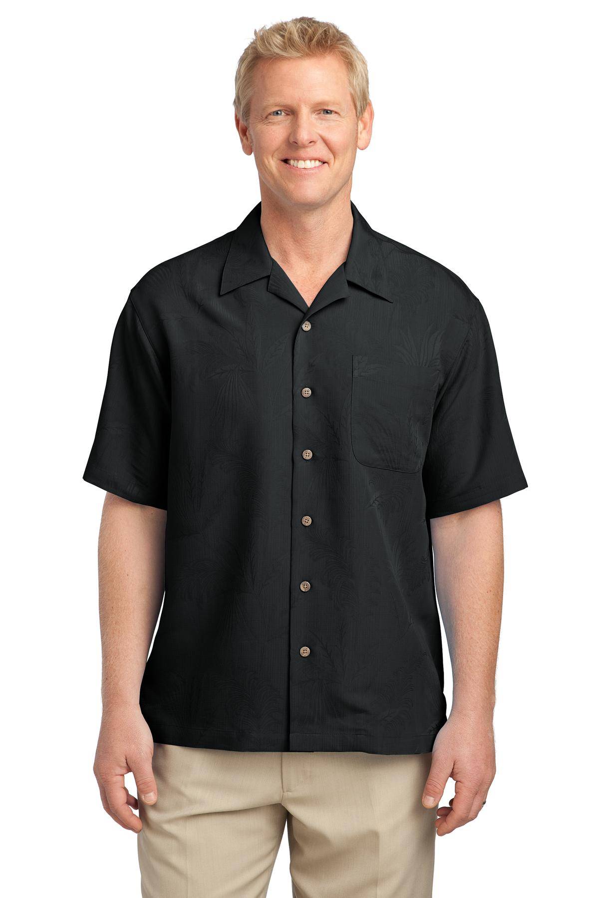 Port Authority S536 Patterned Easy Care Camp Shirt - ApparelShopUSA