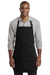 Port Authority Full-Length Two-Pocket Bib Apron. A600