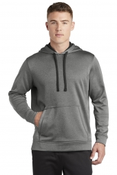 Sport-Tek PosiCharge Sport-Wick Heather Fleece Hooded Pullover. ST264