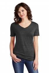 Jerzees 88WV Ladies Snow Heather Jersey V-Neck T-Shirt