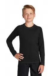 Sport-Tek YST470LS Youth Long Sleeve Rashguard Tee