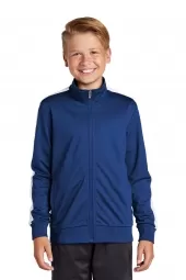 Sport-Tek YST94 Youth Tricot Track Jacket