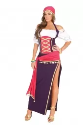 Elegant Moments 9225 Gypsy Maiden Costume - 5 Pc
