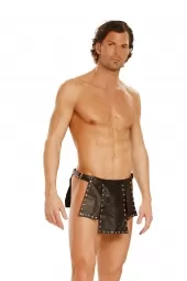 Elegant Moments L9869 Leather Kilt With Nail Heads