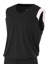 A4 N2340 Moisture Management V-Neck Muscle Tee For Adult Size Male