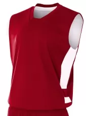 A4 N2349 Reversible Speedway Muscle Tee For Adult Size Male