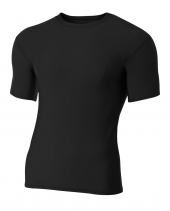 A4 N3130 Short Sleeve Compression Crew For Adult Size Male