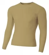 A4 N3133 Long Sleeve Compression Crew For Adult Size Male