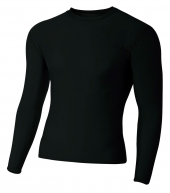 A4 N3133 Long Sleeve Compression Crew For Adult Size Male