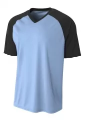 A4 N3373 Strike Raglan Tee For Adult Size Male