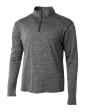 A4 N4010 Inspire Quarter Zip T-Shirt For Adult Size Male