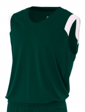 A4 NB2340 Moisture Management V-Neck Muscle Tee For Youth Size Boys
