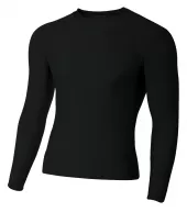 A4 NB3133 Youth Long Sleeve Compression Crew For Youth Size Boys