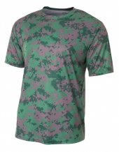 A4 NB3256 Camo Performance Tee For Youth Size Boys