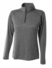 A4 NW4010 Women's Inspire Quarter Zip T-Shirt For Adult Size Female