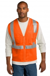 CornerStone CSV102 ANSI 107 Class 2 Mesh Zippered Vest