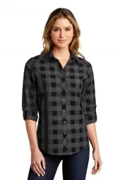 Port Authority LW670 Ladies Everyday Plaid Shirt