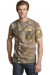 Russell Outdoors S021R Realtree Explorer 100% Cotton T-Shirt with Pocket