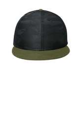 New Era Camo Flat Bill Snapback Cap NE407