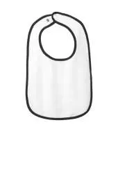 Rabbit Skins Infant Contrast Trim Terry Bib - RS1003
