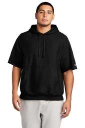 Champion S101SS Reverse Weave Short Sleeve Hooded Sweatshirt