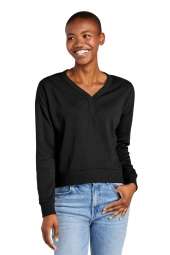 District DT1312 Women's Perfect Tri Fleece V-Neck Sweatshirt