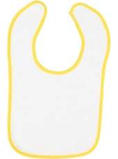 Rabbit Skins 1003 Infant Contrast Trim Terry Bib