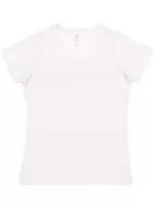 LAT 3507 Ladies V-Neck Fine Jersey Tee