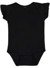 Rabbit Skins 4439 Infant Flutter Sleeve Bodysuit