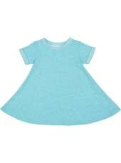 Rabbit Skins 5379 Toddler Melange Fr Trry Dress