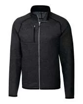 Cutter & Buck Mainsail Sweater-Knit Mens Big and Tall Full Zip Jacket